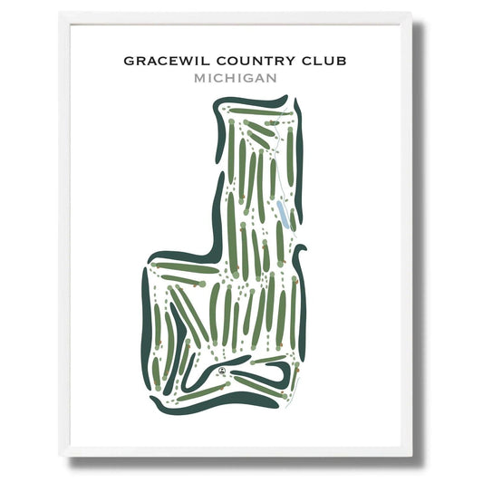 Gracewil Country Club, Michigan - Printed Golf Courses