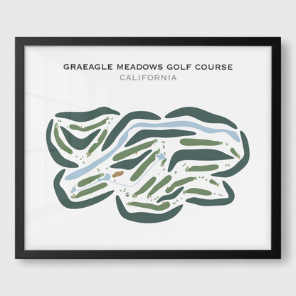 Graeagle Meadows Golf Course, California - Printed Golf Course
