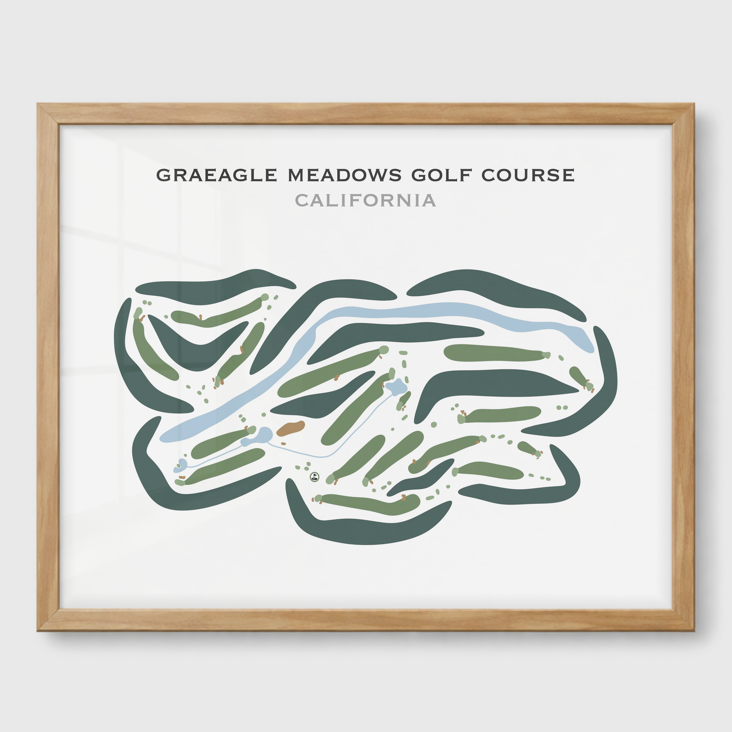 Graeagle Meadows Golf Course, California - Printed Golf Course