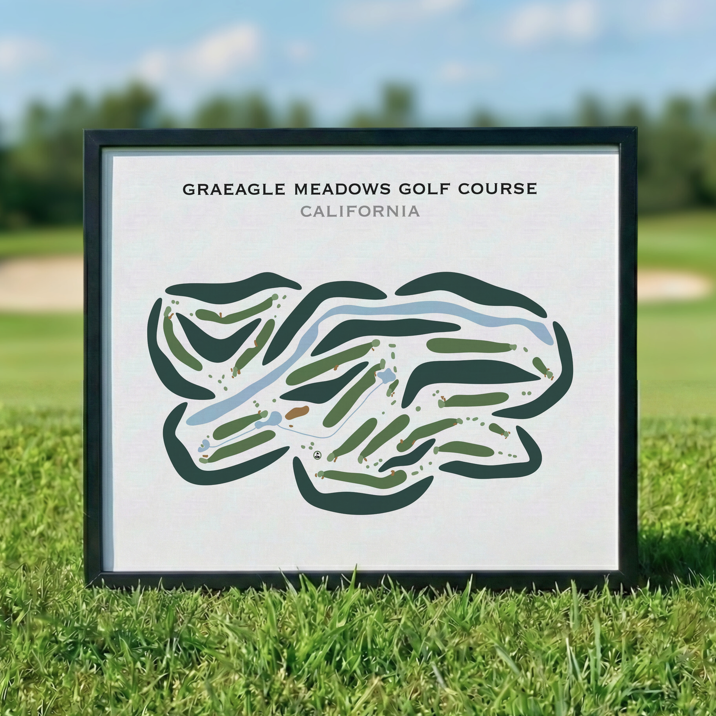 Graeagle Meadows Golf Course, California - Printed Golf Course