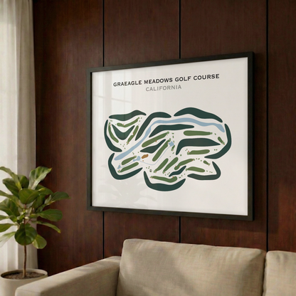 Graeagle Meadows Golf Course, California - Printed Golf Course