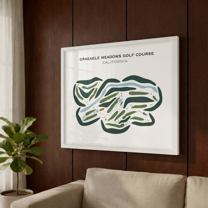 Graeagle Meadows Golf Course, California - Printed Golf Course