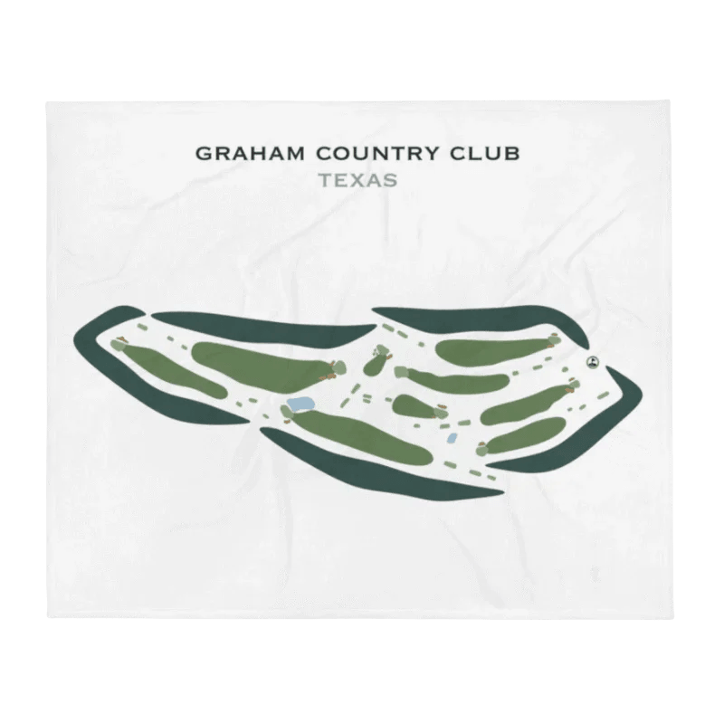 Graham Country Club, Texas - Printed Golf Courses