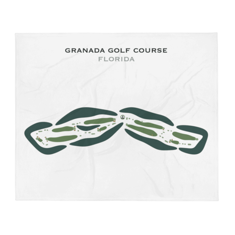 Granada Golf Course, Florida - Printed Golf Courses