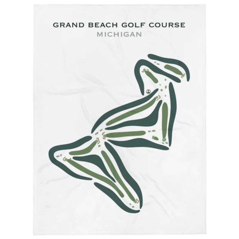Grand Beach Golf Course, Michigan - Printed Golf Courses