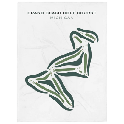 Grand Beach Golf Course, Michigan - Printed Golf Courses