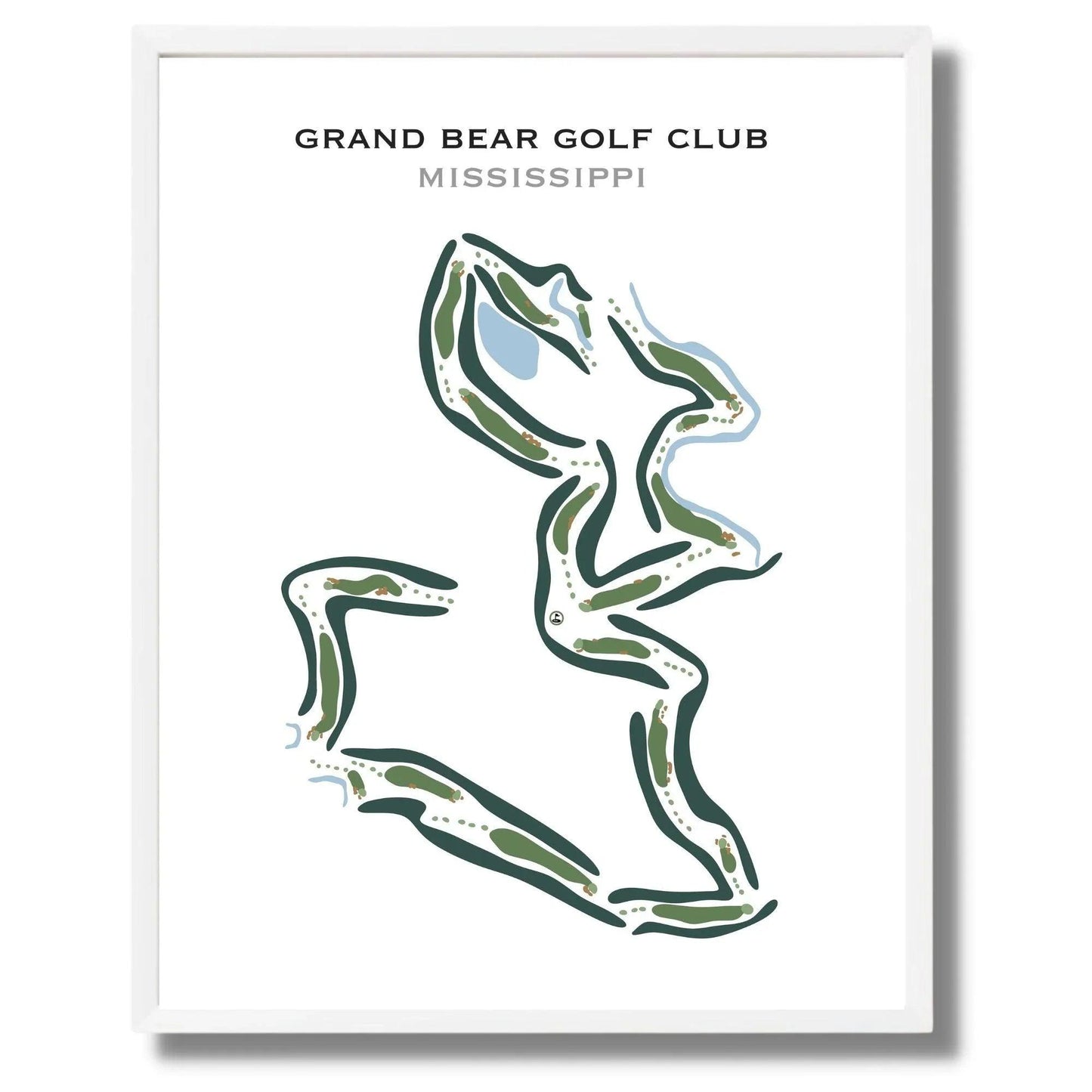 Grand Bear Golf Club, Mississippi - Printed Golf Courses