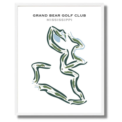 Grand Bear Golf Club, Mississippi - Printed Golf Courses
