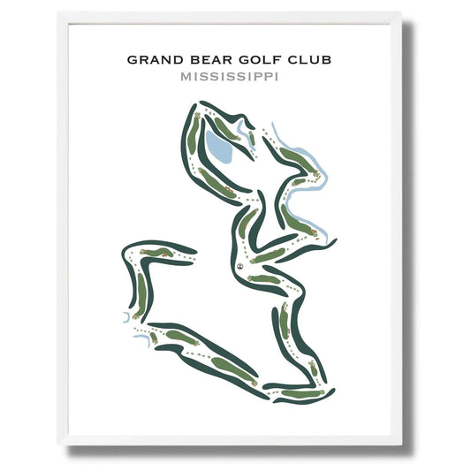 Grand Bear Golf Club, Mississippi - Printed Golf Courses