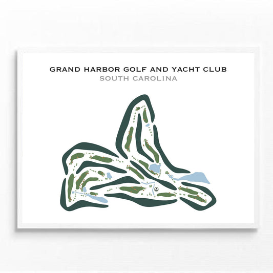 Grand Harbor Golf & Yacht Club, South Carolina - Printed Golf Courses