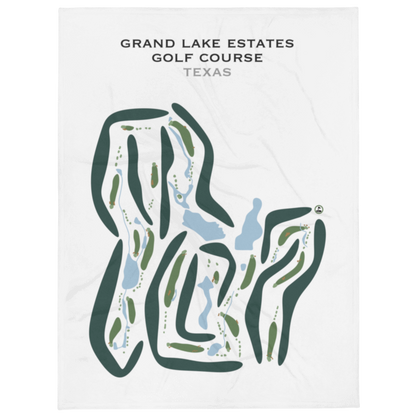 Grand Lake Estates Golf Course, Texas - Printed Golf Courses