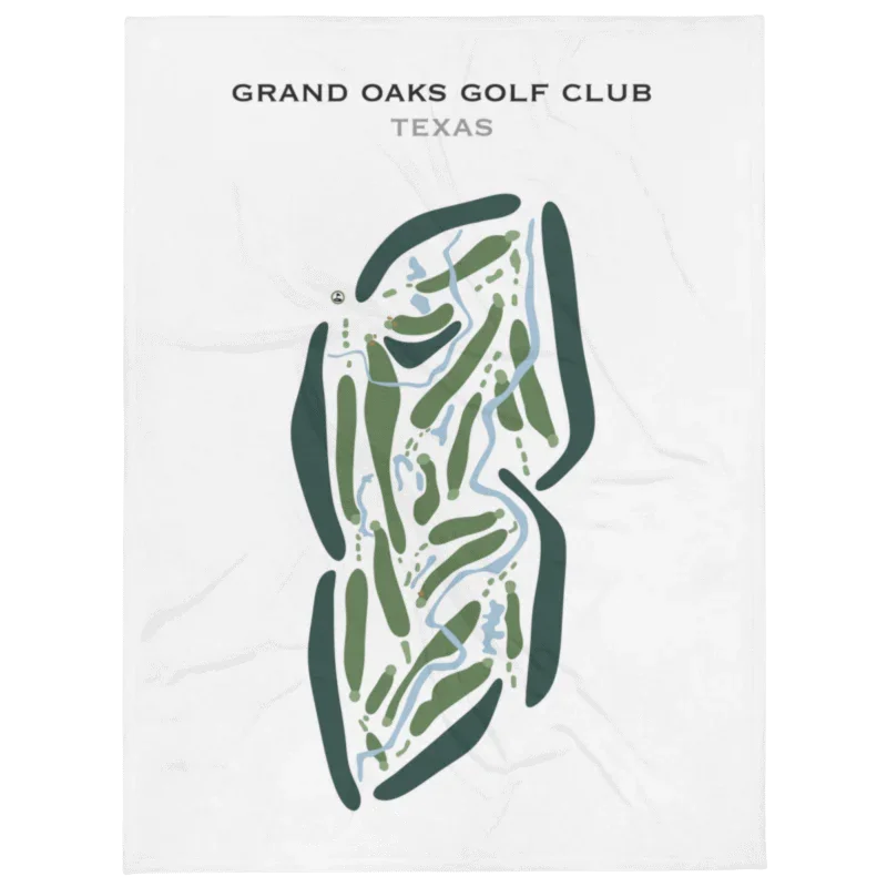 Grand Oaks Golf Club, Texas - Printed Golf Courses