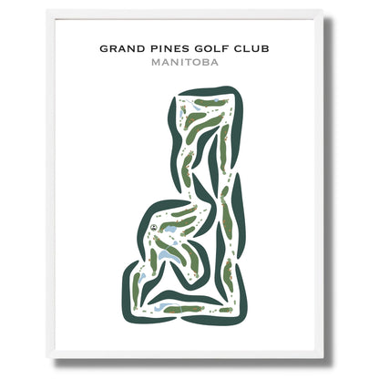 Grand Pines Golf Club, Canada - Printed Golf Courses