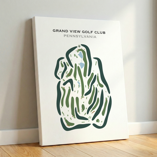 Grand View Golf Club, Pennsylvania - Printed Golf Courses