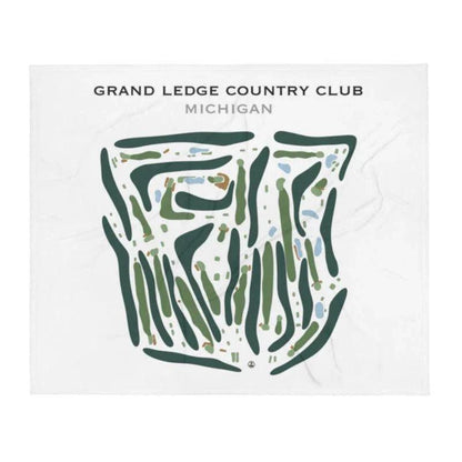 Grand Ledge Country Club, Michigan - Printed Golf Course