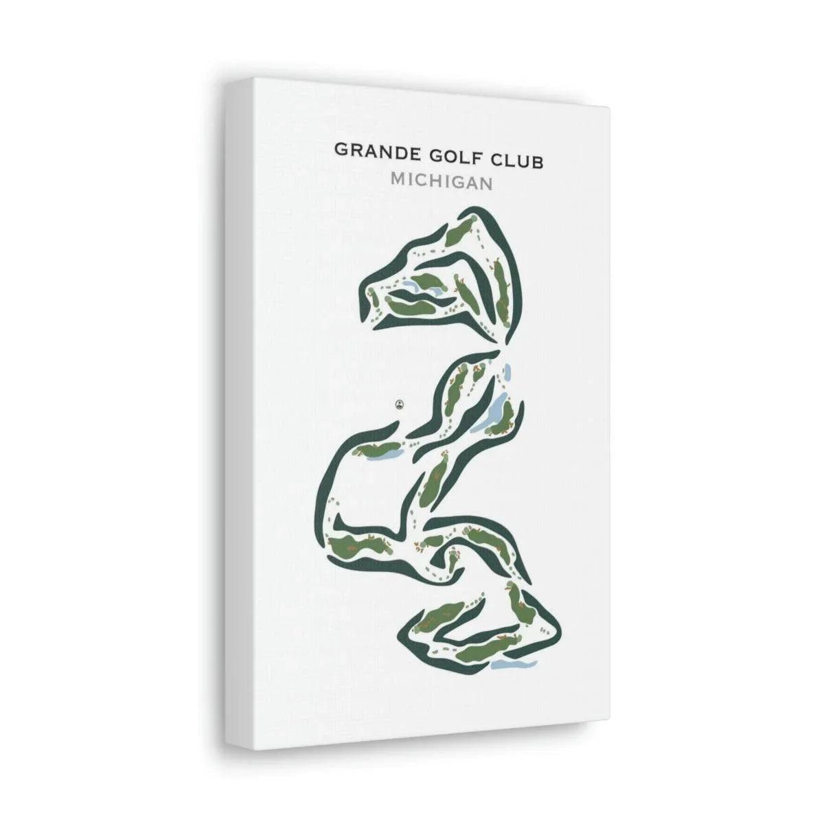 Grande Golf Club, Michigan - Printed Golf Courses