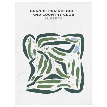 Grande Prairie Golf & Country Club, Alberta, Canada - Printed Golf Courses