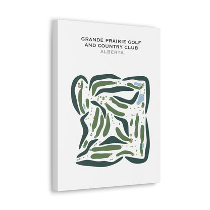 Grande Prairie Golf & Country Club, Alberta, Canada - Printed Golf Courses