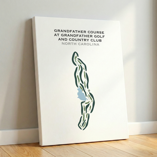 Grandfather Course at Grandfather Golf & Country Club, North Carolina - Printed Golf Courses