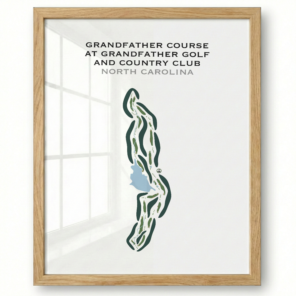 Grandfather Course at Grandfather Golf & Country Club, North Carolina - Printed Golf Courses