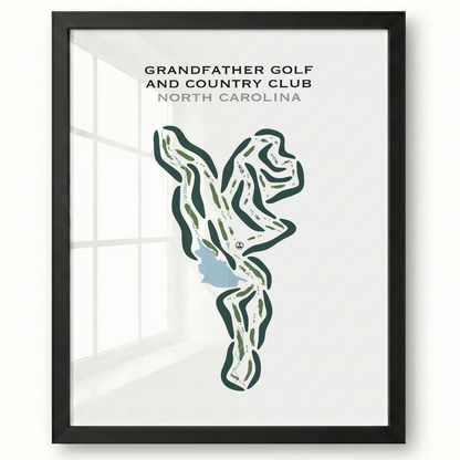 Grandfather Golf & Country Club, North Carolina - Printed Golf Courses