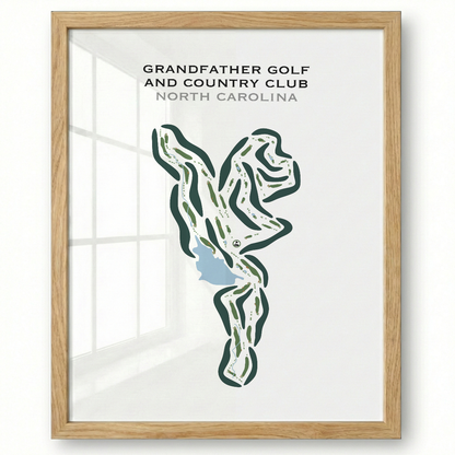 Grandfather Golf & Country Club, North Carolina - Printed Golf Courses