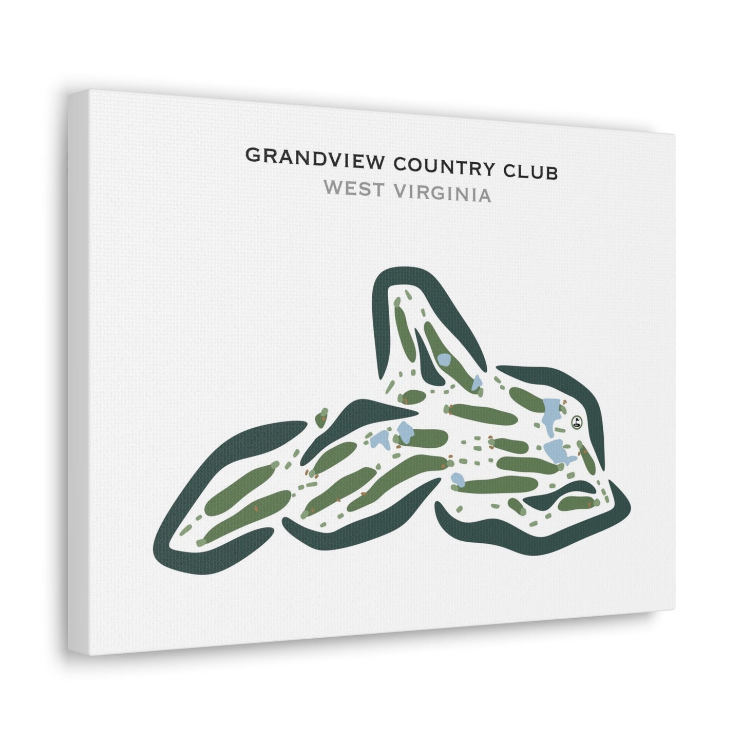 Grandview Country Club, West Virginia - Printed Golf Courses