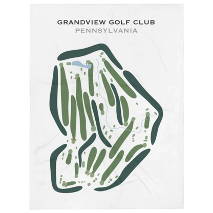 Grandview Golf Club, Pennsylvania - Printed Golf Course
