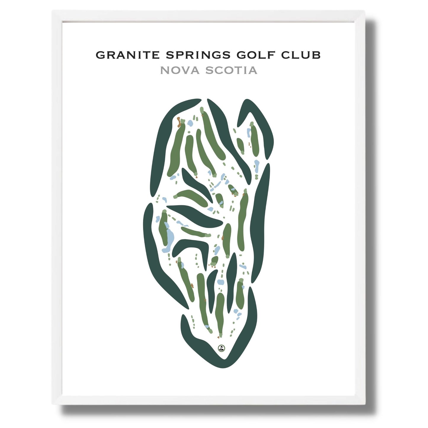 Granite Springs Golf Club, Nova Scotia, Canada - Printed Golf Courses