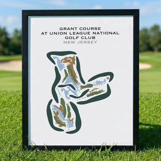 Grant Course at Union League National Golf Club, New Jersey - Printed Golf Courses