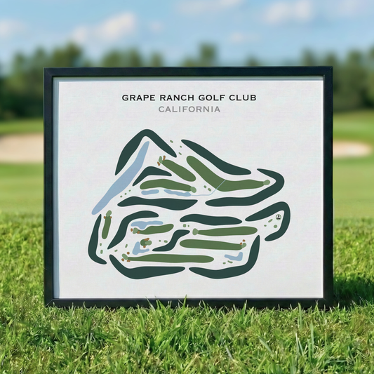 Grape Ranch Golf Club, California - Printed Golf Courses
