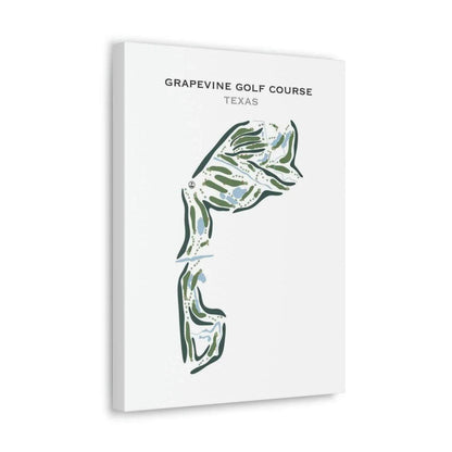 Grapevine Golf Course, Texas - Printed Golf Courses