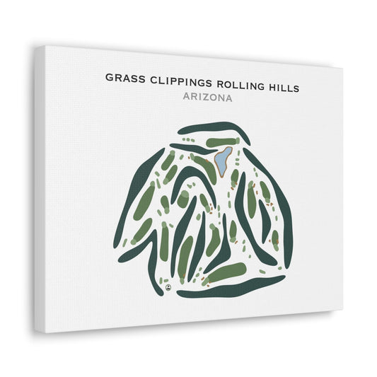 Grass Clippings Rolling Hills, Arizona - Printed Golf Courses