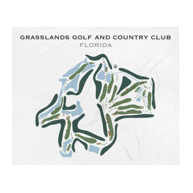 Grasslands Golf & Country Club, Florida - Printed Golf Course