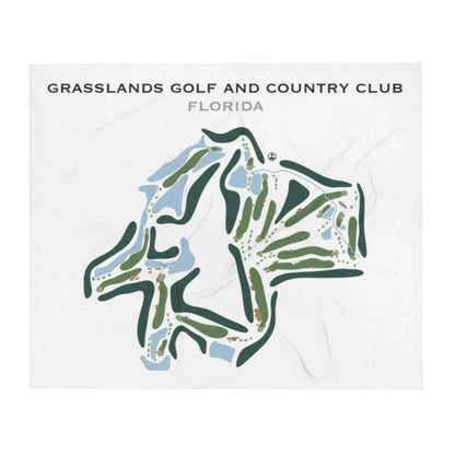 Grasslands Golf & Country Club, Florida - Printed Golf Course