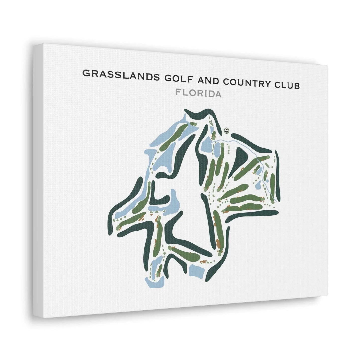 Grasslands Golf & Country Club, Florida - Printed Golf Course