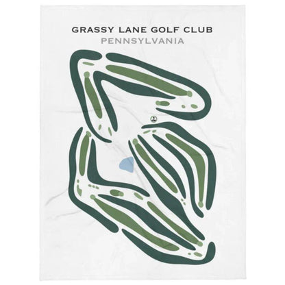 Grassy Lane Golf Club, Pennsylvania - Printed Golf Courses