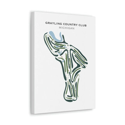 Grayling Country Club, Michigan - Printed Golf Courses
