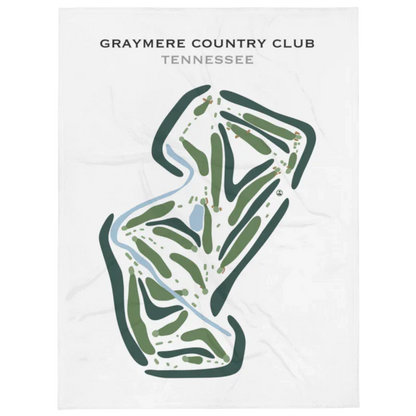 Graymere Country Club, Tennessee - Printed Golf Course