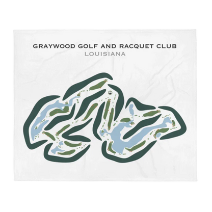Graywood Golf & Racquet Club, Louisiana - Printed Golf Courses