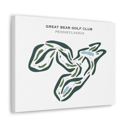 Great Bear Golf Club, Pennsylvania - Printed Golf Courses