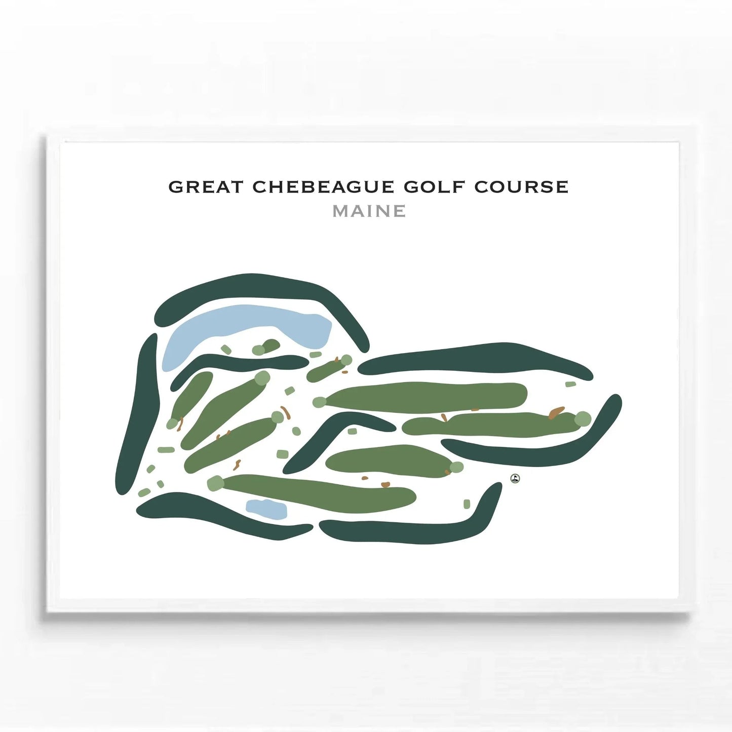 Great Chebeague Golf Course, Maine - Printed Golf Courses
