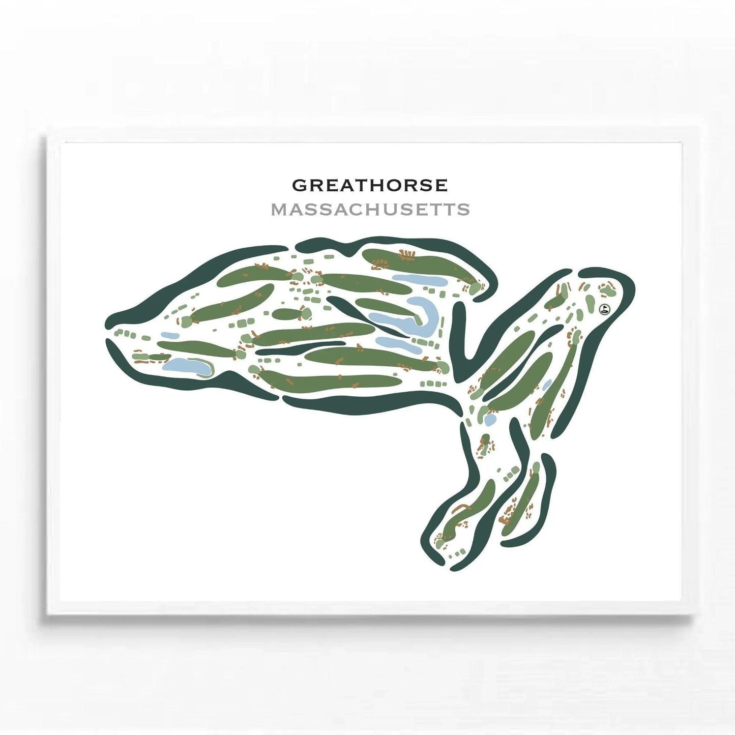 GreatHorse, Massachusetts - Printed Golf Courses