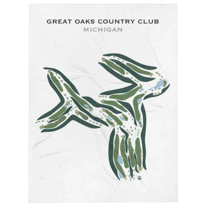 Great Oaks Country Club, Michigan - Printed Golf Courses