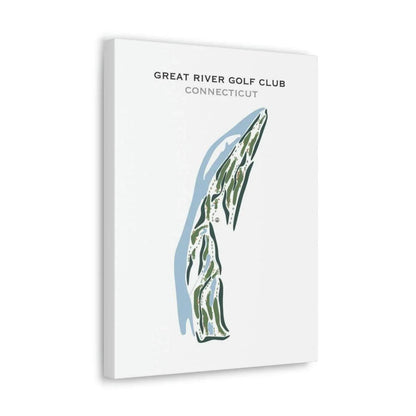 Great River Golf Club, Connecticut - Printed Golf Courses