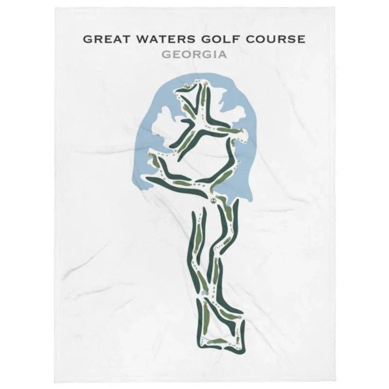 Great Waters Golf Course, Georgia - Printed Golf Courses