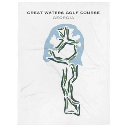 Great Waters Golf Course, Georgia - Printed Golf Courses