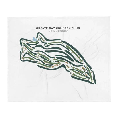 Greate Bay Country Club, New Jersey - Printed Golf Courses