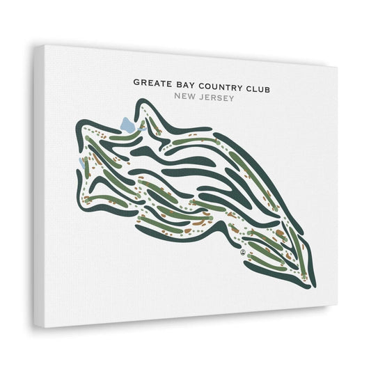 Greate Bay Country Club, New Jersey - Printed Golf Courses