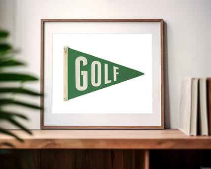 GreenGolfPennant_FramedShelf1 - GOLF LEAGUE